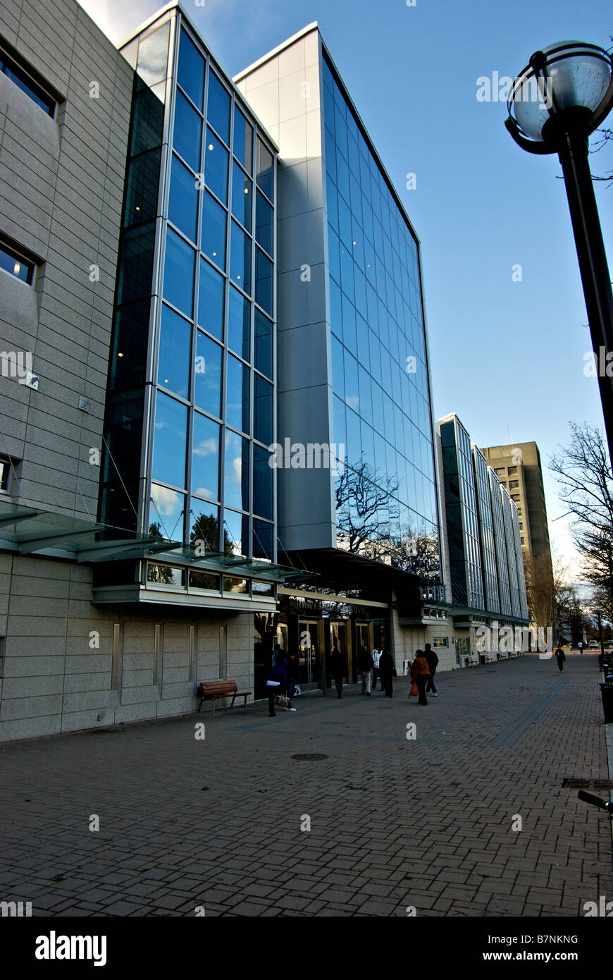 Irving K Barber Lernzentrum und neuen Hauptbibliothek Flügel auf UBC Campus Stockfoto