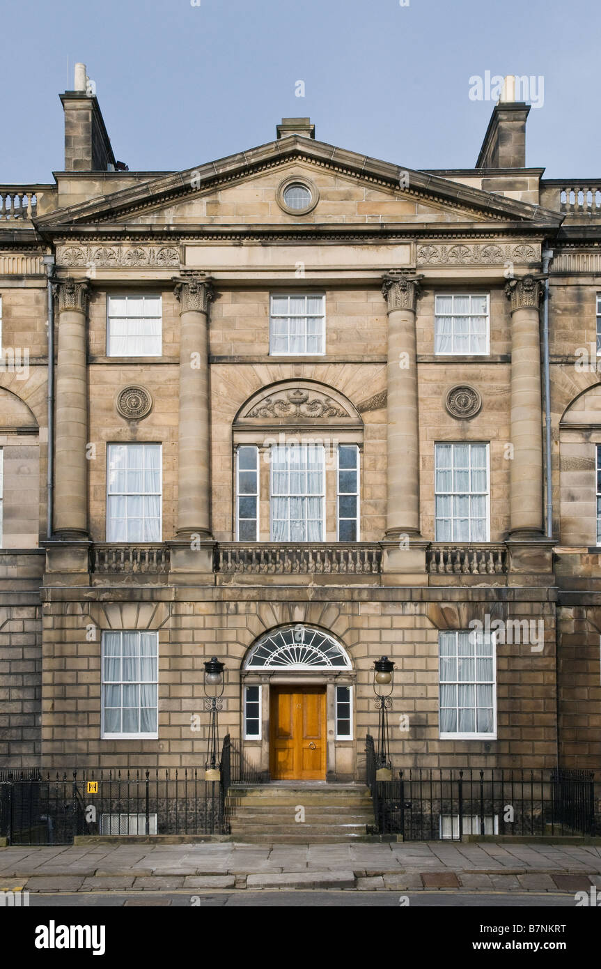 Bute-Haus, der Amtssitz von erster Minister von Schottland in Charlotte Square, Neustadt, Edinburgh. Stockfoto