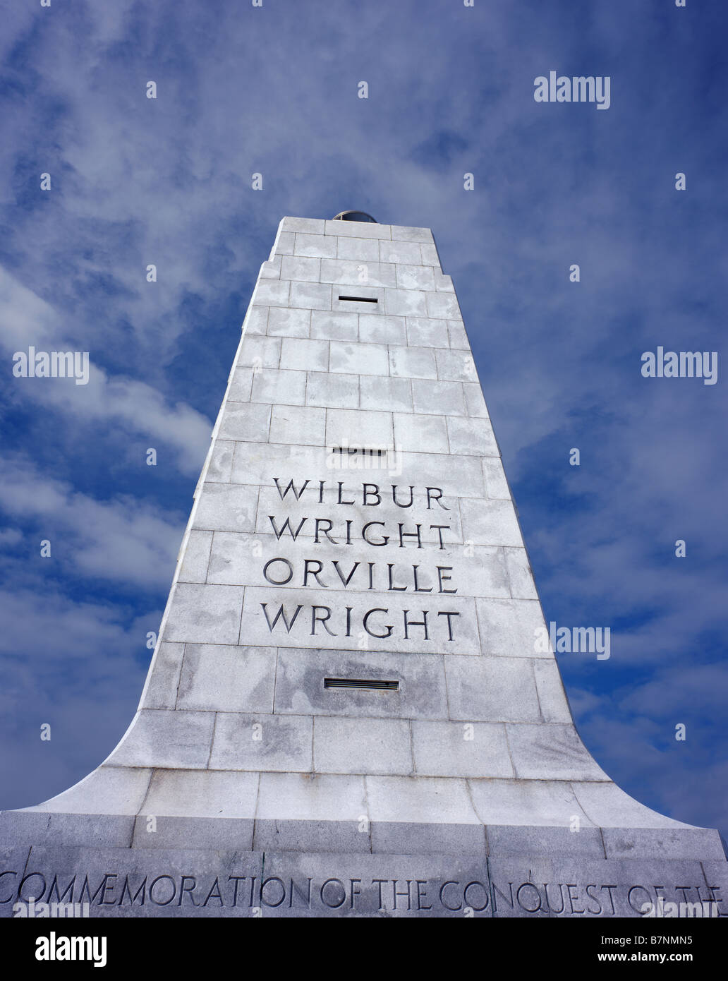 NORTH CAROLINA - Wright Brothers National Memorial in Kill Devil Hills auf den Outer Banks. Stockfoto