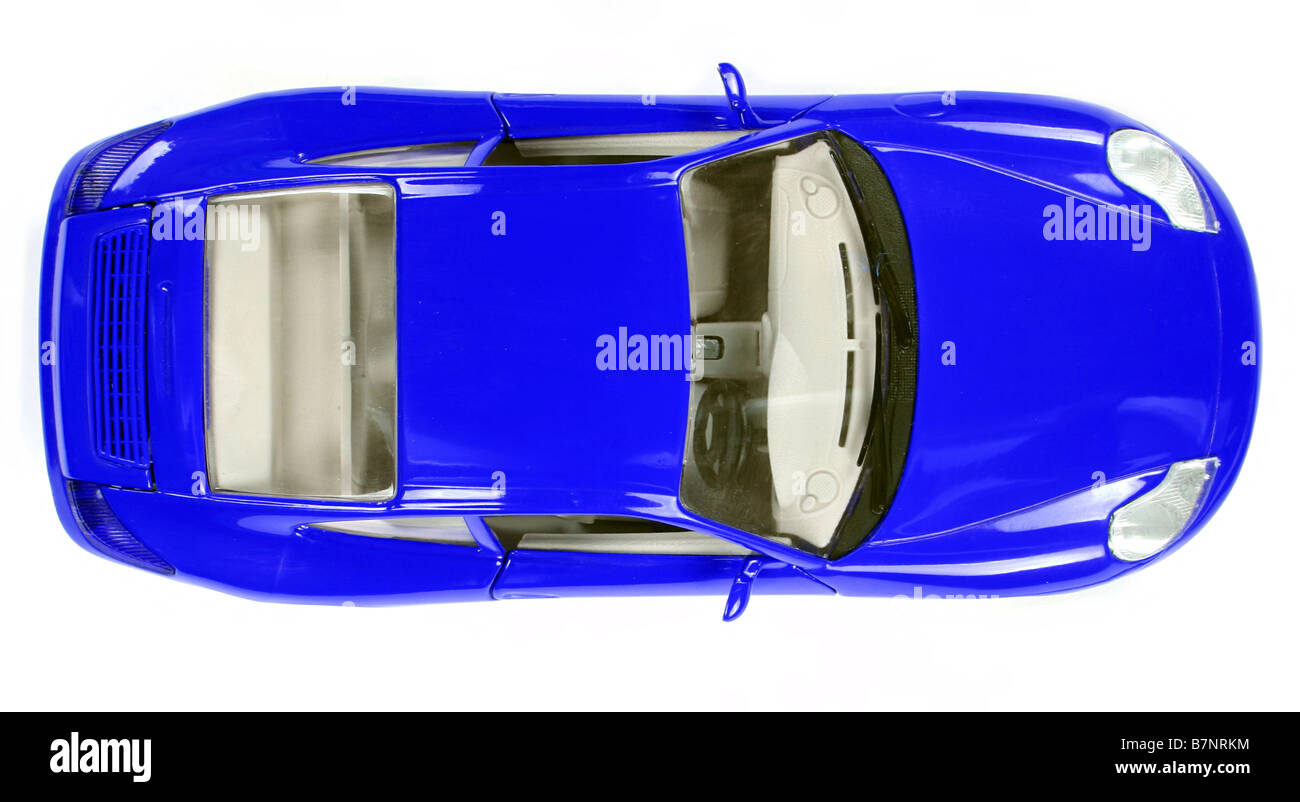 Ansicht der ein tolles Auto, isoliert auf weiss Stockfoto