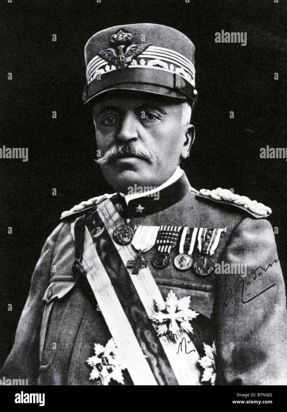 LUIGI CADORNA 1850 - 1928 Feldmarschall und Befehlshaber der italienischen Armee im ersten Weltkrieg Stockfoto