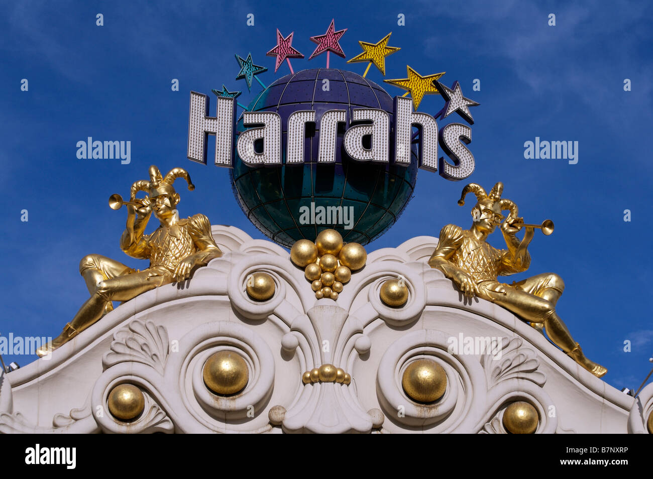 Las Vegas Harrah's Strip Stockfoto