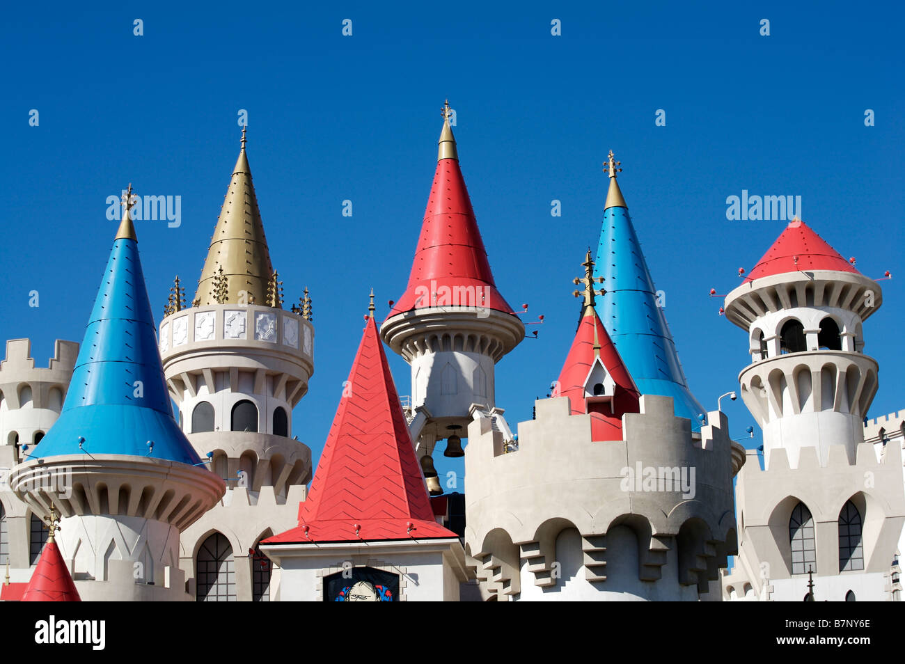 Excalibur Hotel Las Vegas Stockfoto