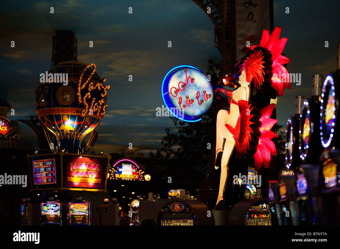 Paris Las Vegas Hotel Las Vegas Stockfoto