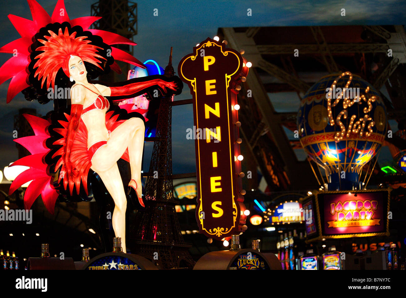 Paris Las Vegas Hotel Las Vegas Stockfoto