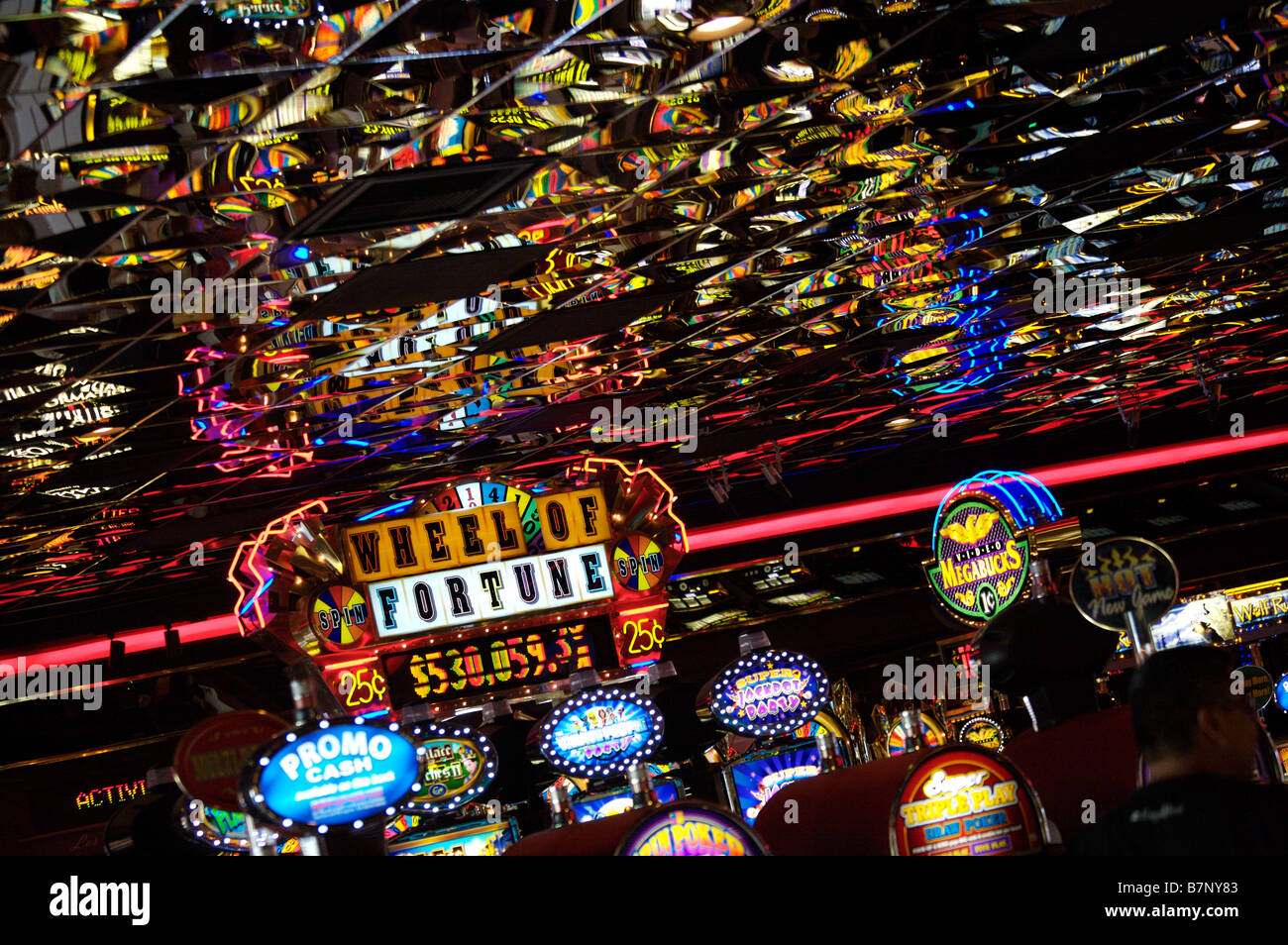 Las Vegas Gambling Hall Stockfoto