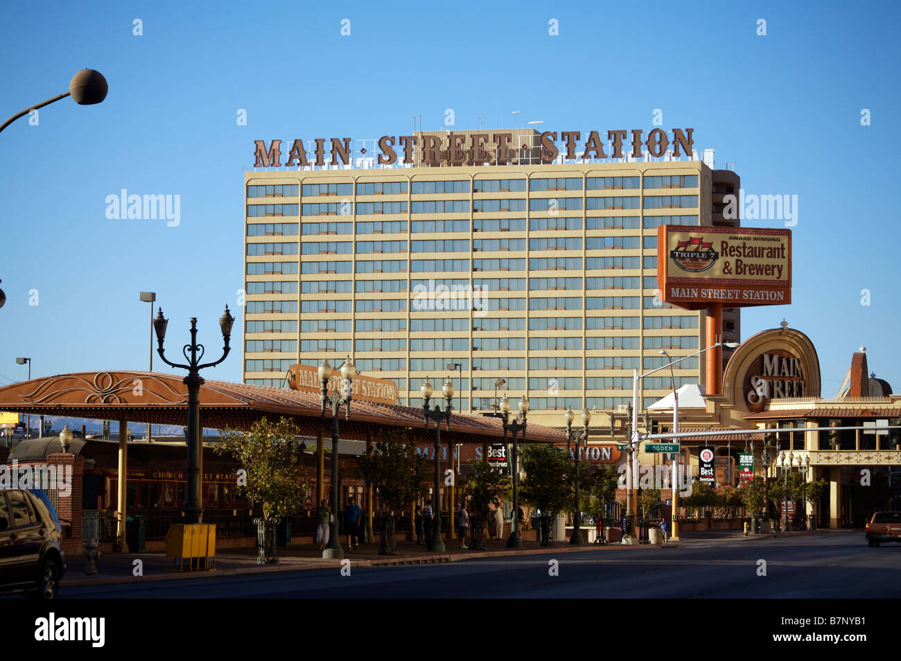 Main Street Station Hotel Kasino Downtown Las Vegas Stockfoto