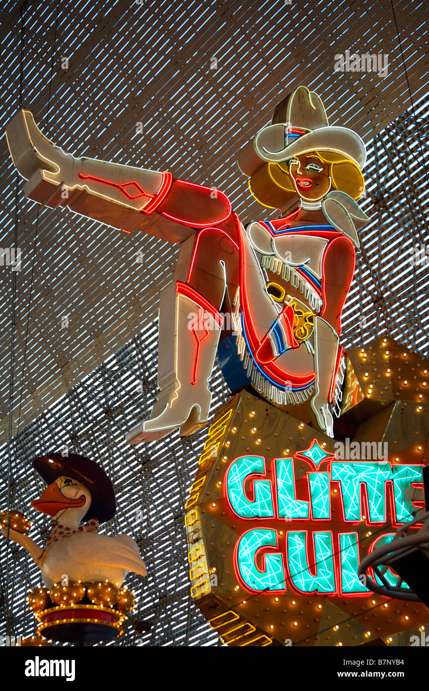 Fremont Street Las Vegas Stockfoto