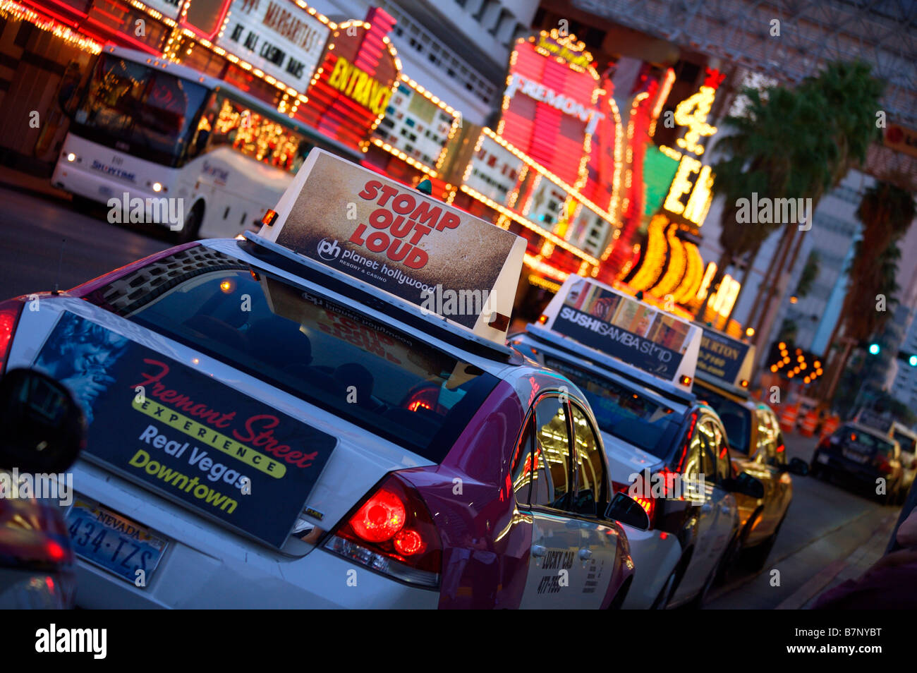 Fremont Street Las Vegas Stockfoto