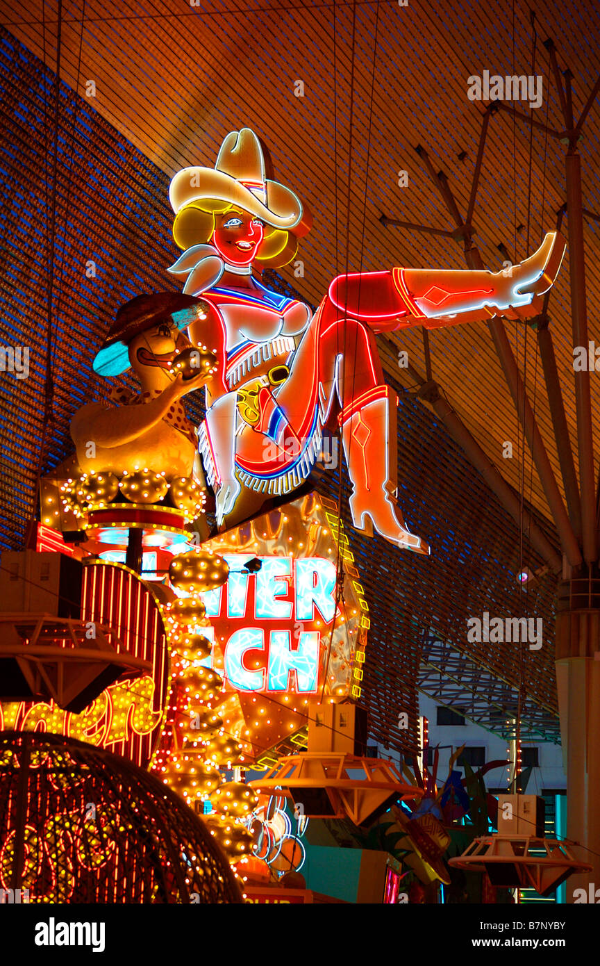 Fremont Street Las Vegas Stockfoto