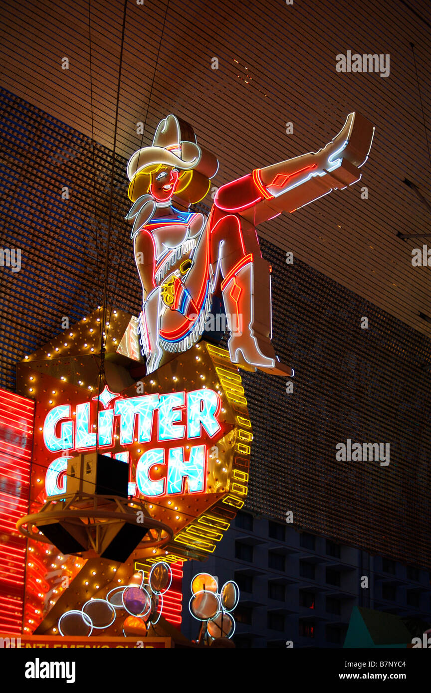 Fremont Street Las Vegas Stockfoto