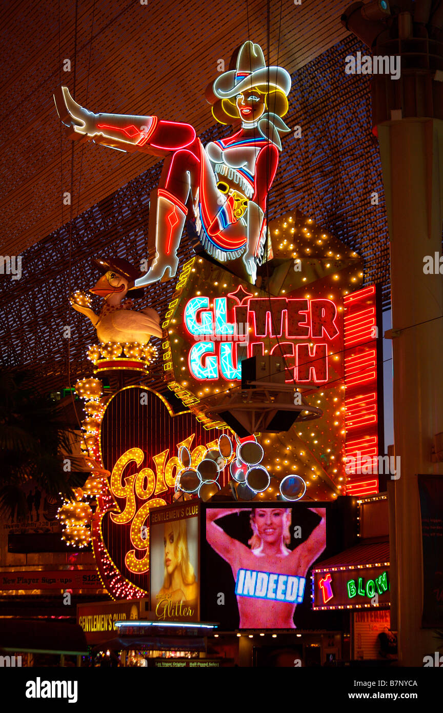 Fremont Street Las Vegas Stockfoto