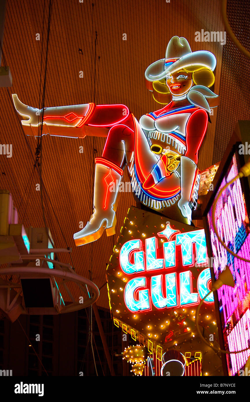 Fremont Street Las Vegas Stockfoto