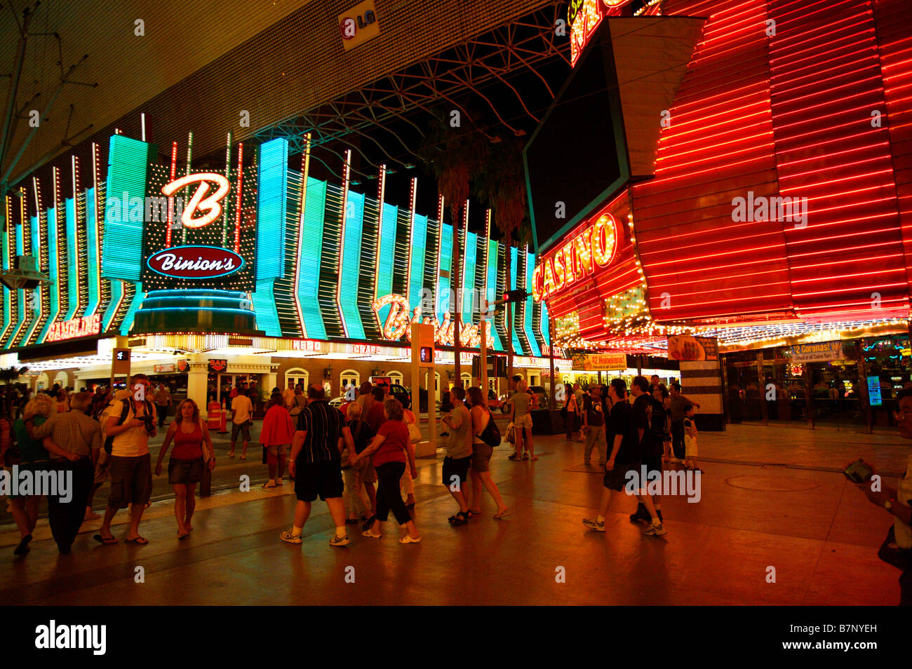 Fremont Street Las Vegas Stockfoto