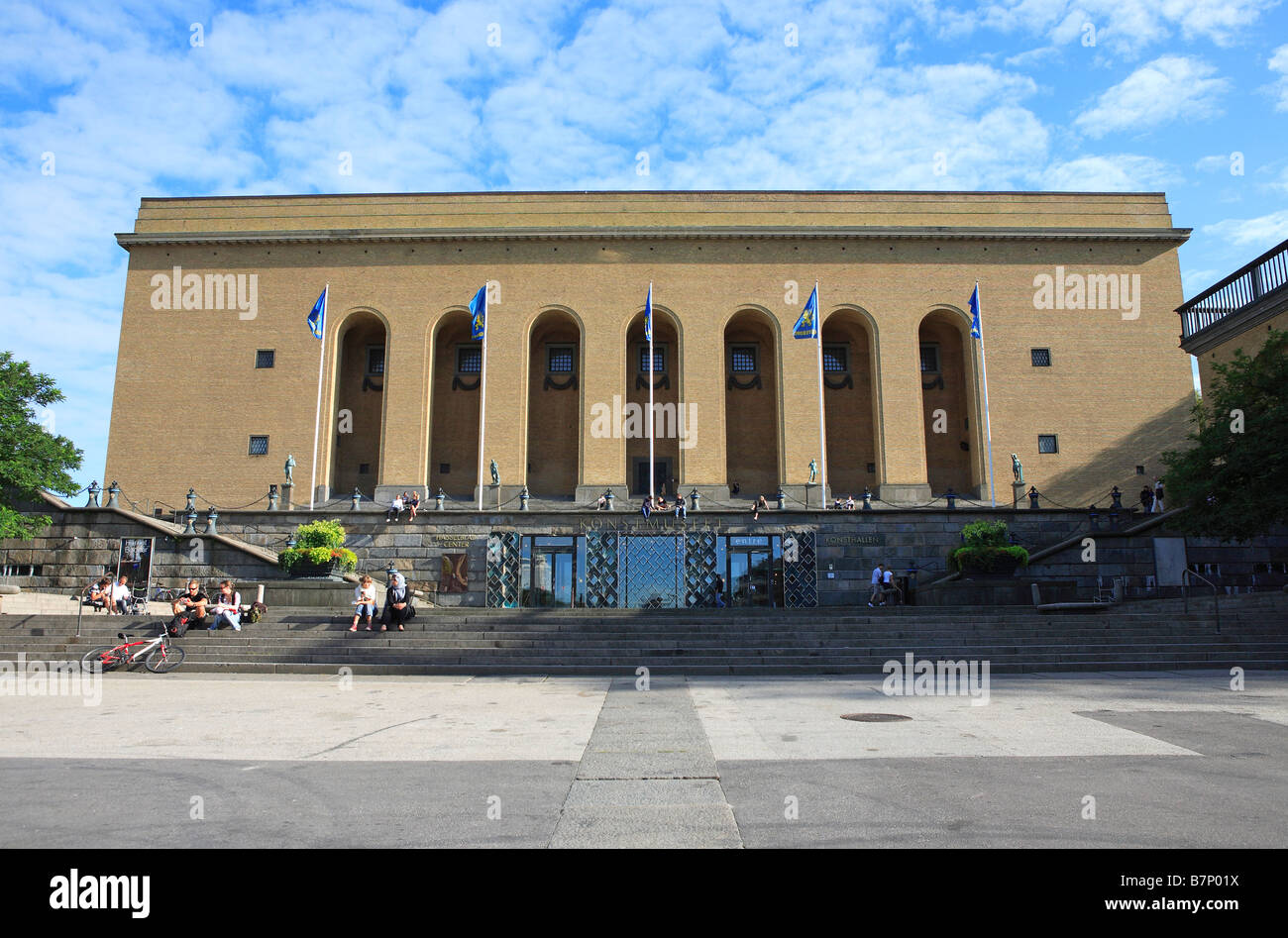 Schweden, Göteborg, Gotaplatsen Square, Konstmuseet (Kunstmuseum ...