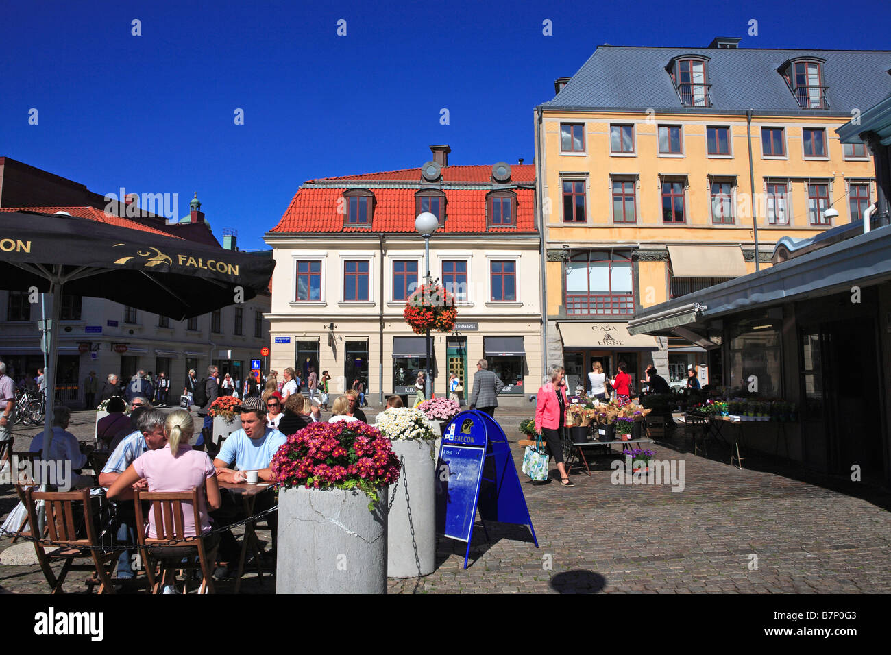 Schweden, Göteborg, Saluhallen Markt am Kungstorget Square Stockfoto