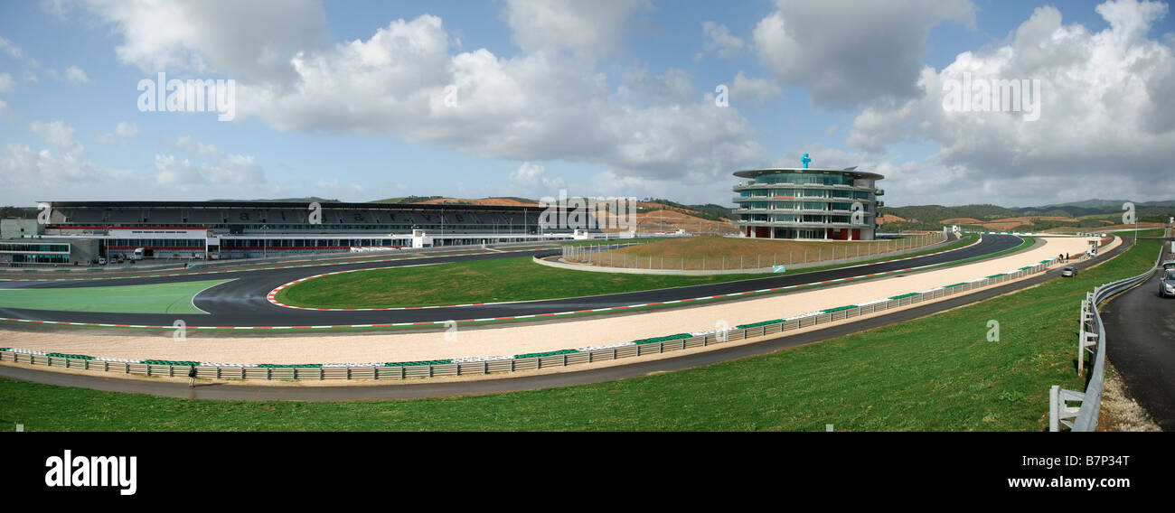 Rennstrecke Autodromo do Algarve in der Nähe von Portimao Portugal Stockfoto