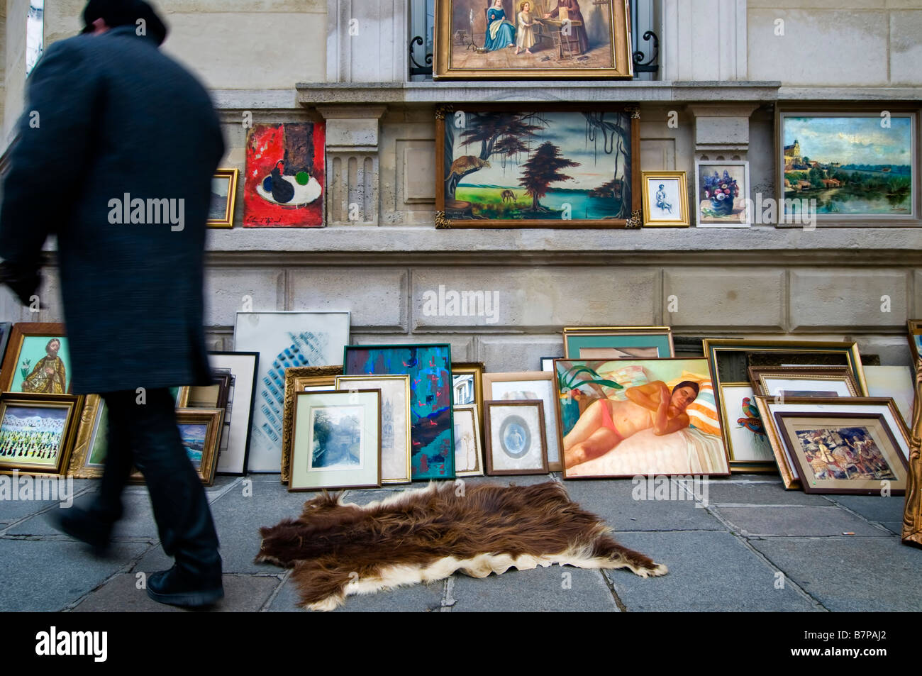Flohmarkt in Paris (Frankreich) Stockfoto