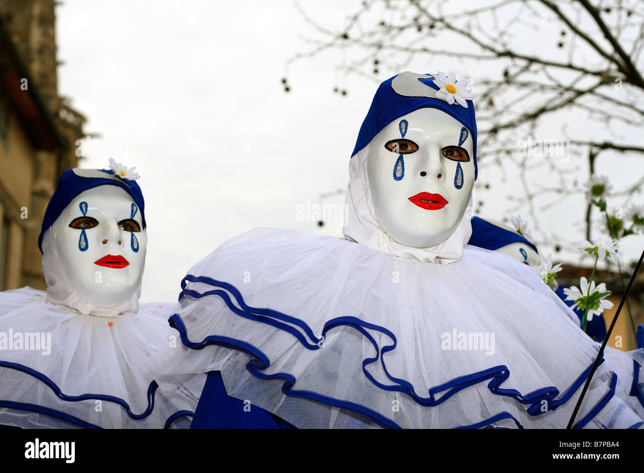 Der Karneval von Limoux, Languedoc-Roussillon, Frankreich Stockfoto