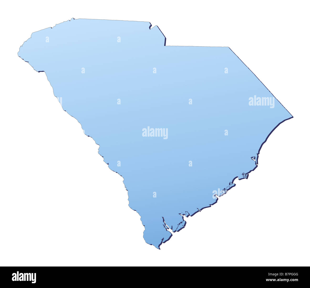 South Carolina Karte Fotos Und Bildmaterial In Hoher Auflösung Alamy
