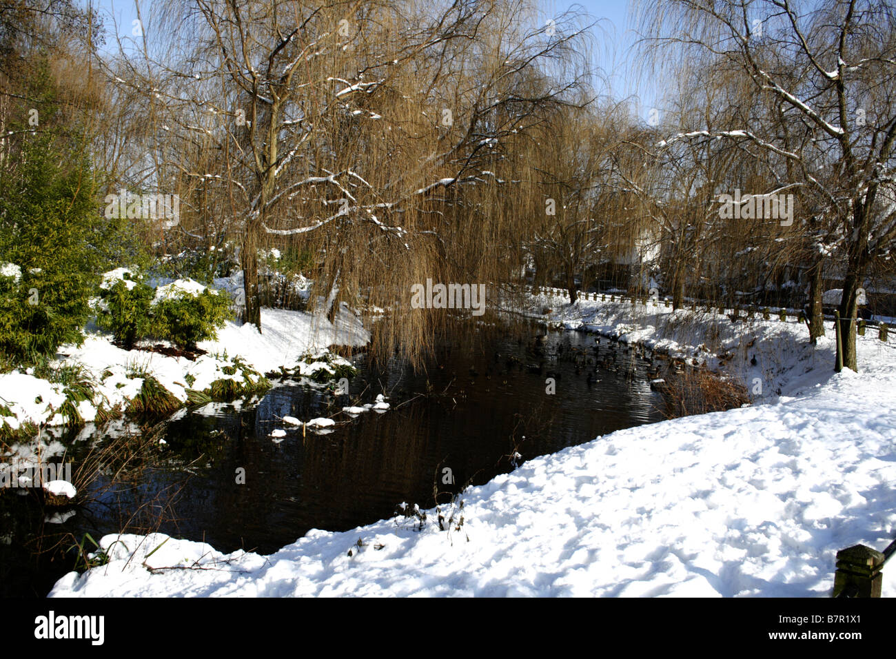 St Pauls Cray Dorf Park Kent uk 2009 Stockfoto