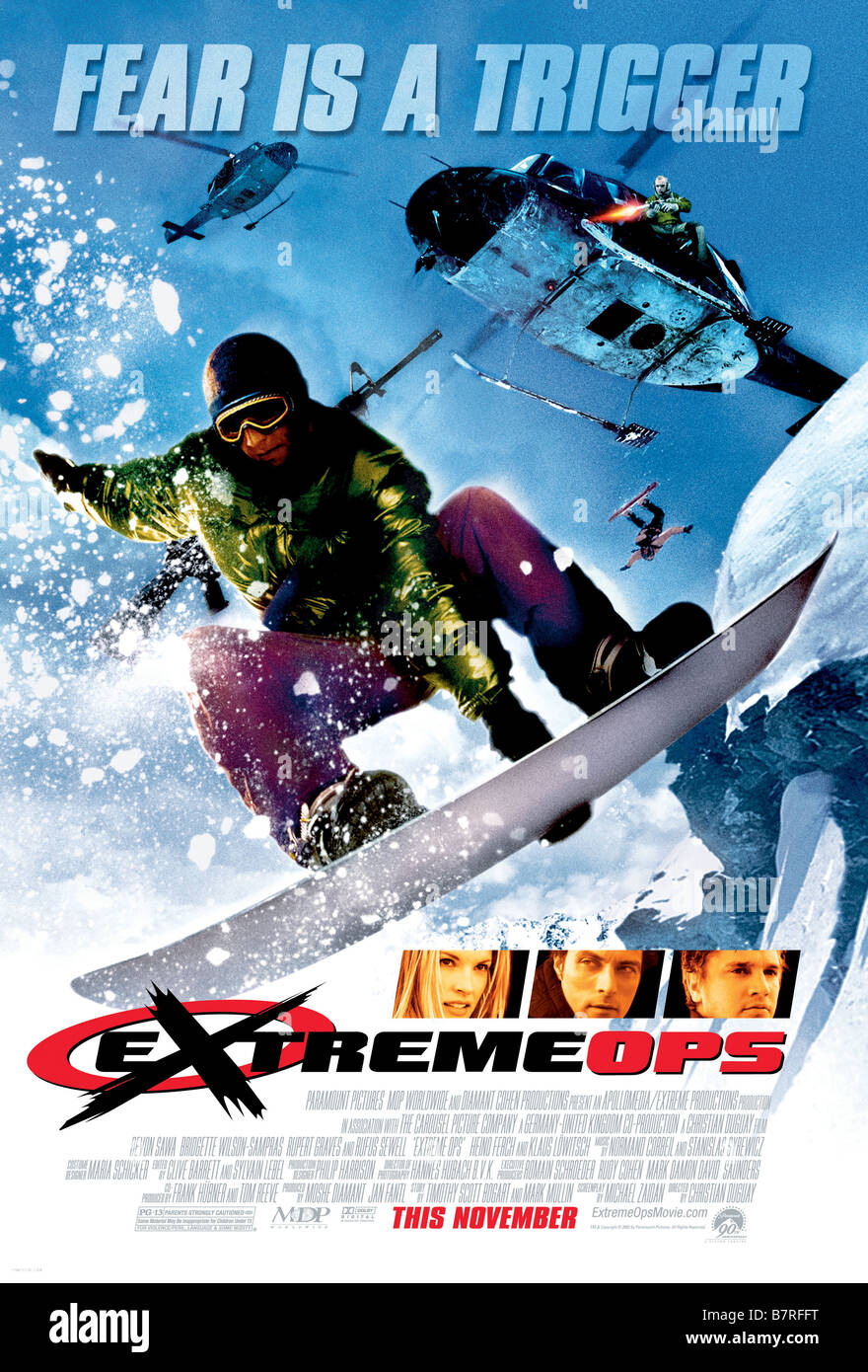Extreme Ops Jahr: 2002-UK/Deutschland Affiche, poster Regie: Christian Duguay Stockfoto