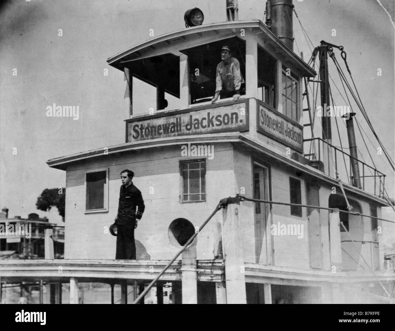 Steamboat Bill, Jr. Jahr: 1928 USA Regie: Buster Keaton, Buster Keaton Charles F. Reisner, Stockfoto