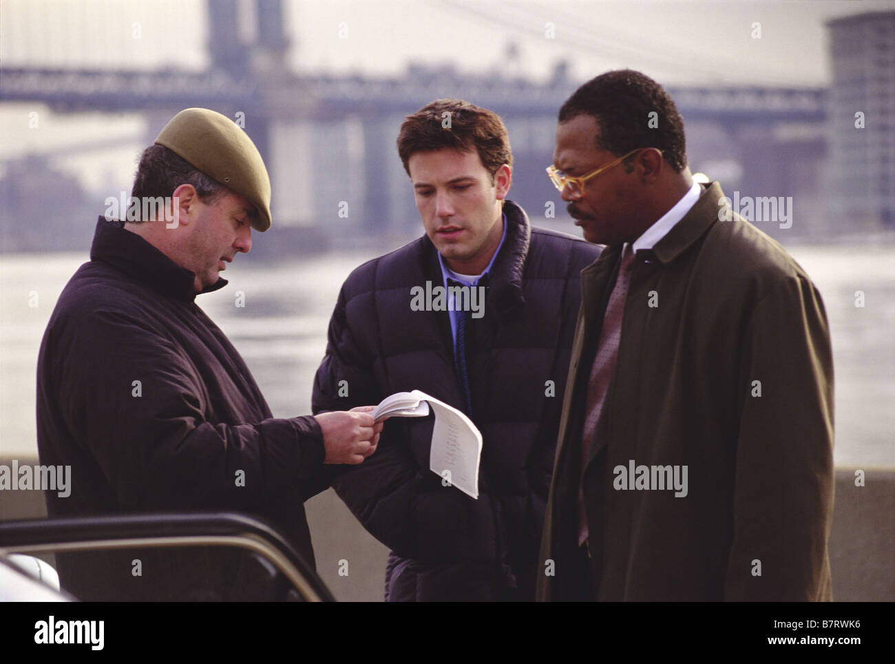 Ben Affleck Samuel L Jackson Spurwechseln 2002 Stockfotografie Alamy