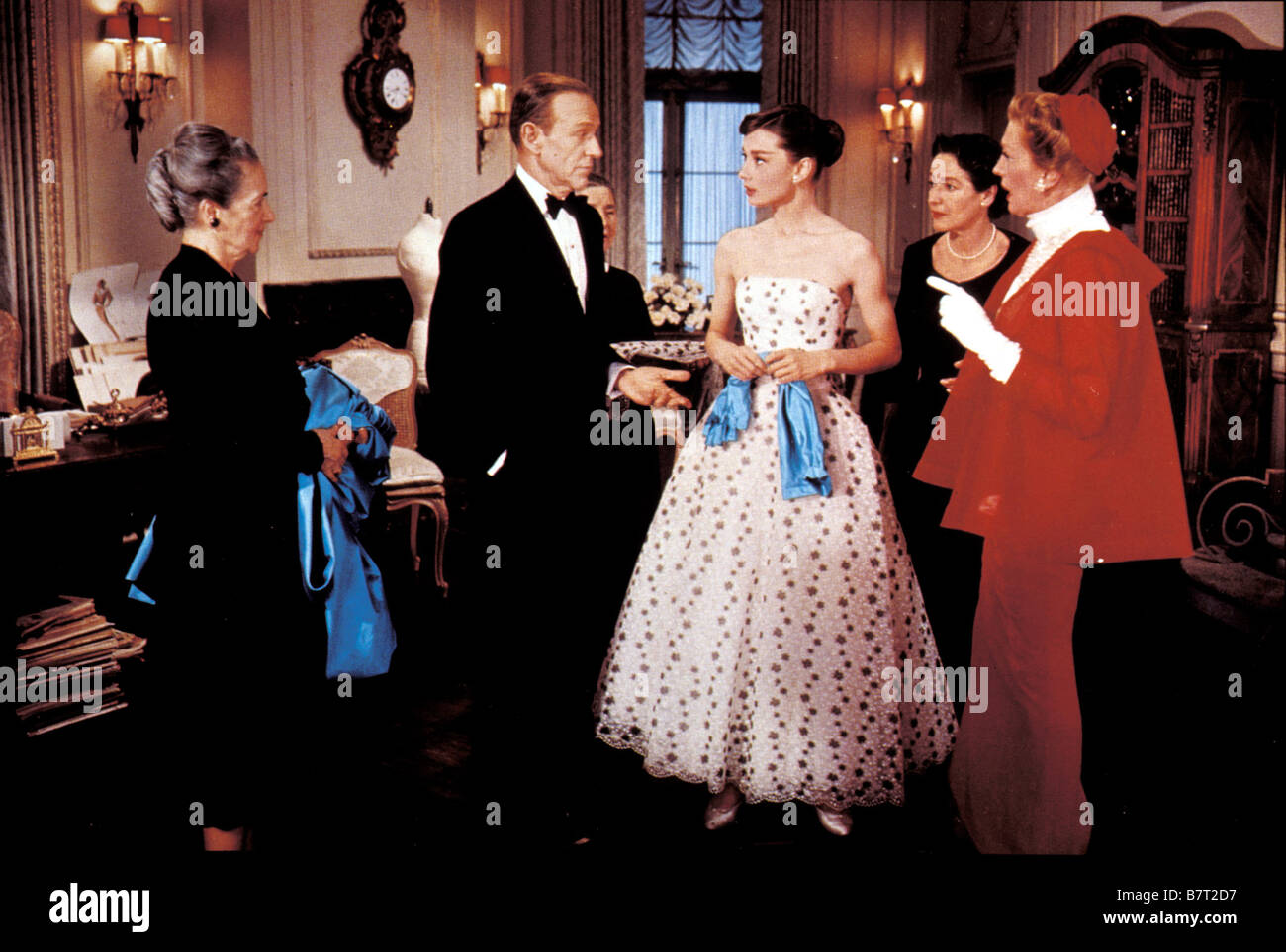 Lustiges Gesicht Jahr: 1957 USA Fred Astaire Audrey Hepburn Regie: Stanley Donen, Kay Thompson Stockfoto