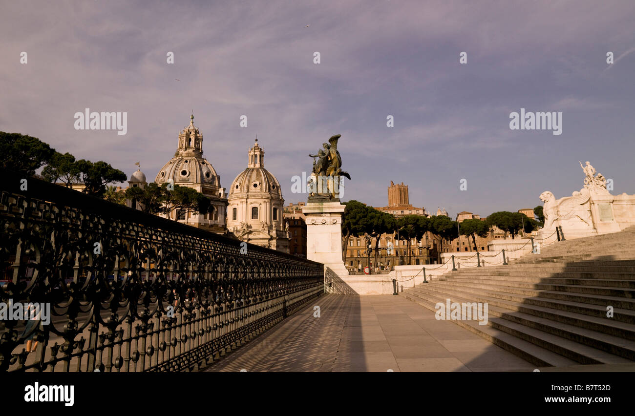 Nationales Denkmal von Viktor Emanuel II., Rom, Italien Stockfoto