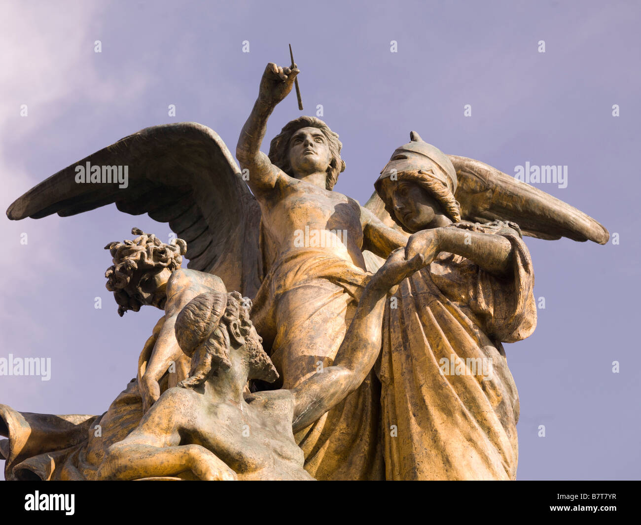 Nationales Denkmal von Viktor Emanuel II., Rom, Italien Stockfoto