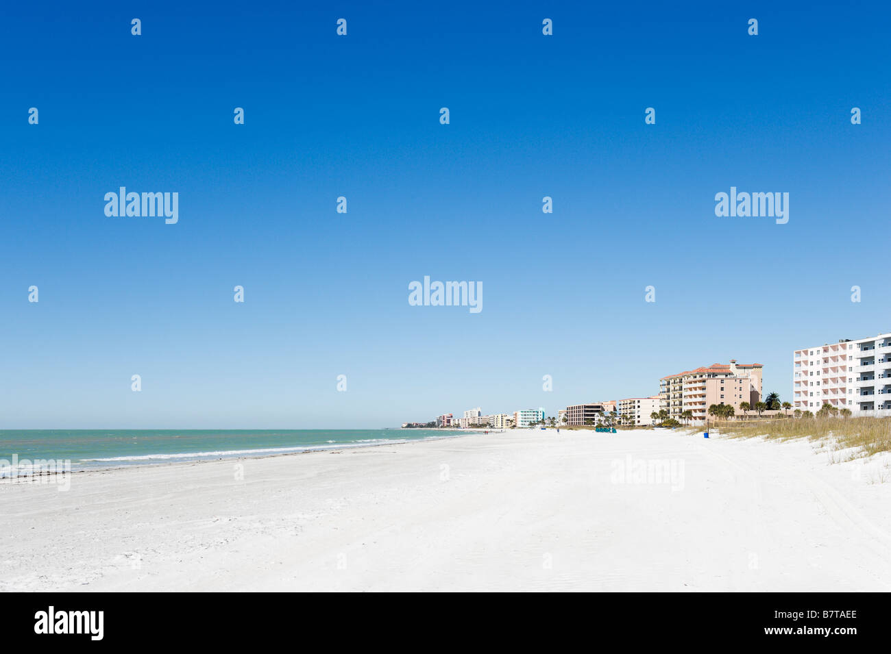 Madeira Beach in der Nähe von St.Petersburg Beach, Golfküste, Florida, USA Stockfoto