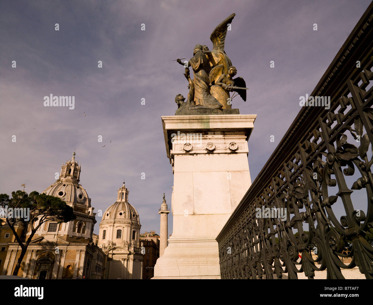 Nationales Denkmal von Viktor Emanuel II., Rom, Italien Stockfoto