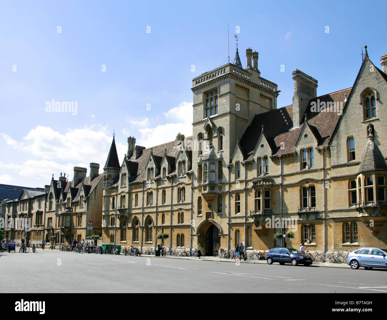Am Balliol College der Universität Oxford, Oxford, Oxfordshire, Vereinigtes Königreich Stockfoto