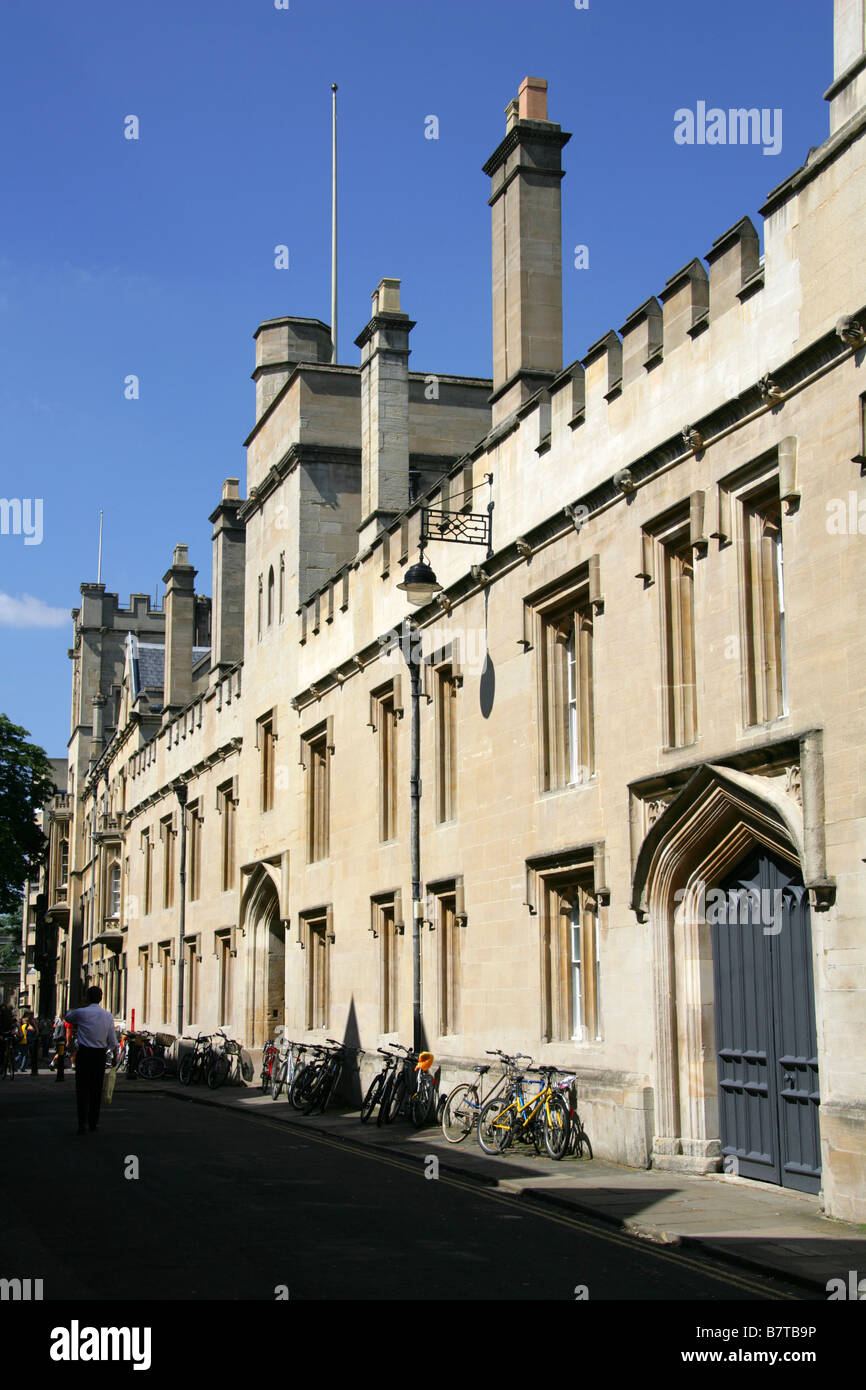 Exeter College der Universität Turl Street, Oxford, Oxfordshire, Vereinigtes Königreich Stockfoto