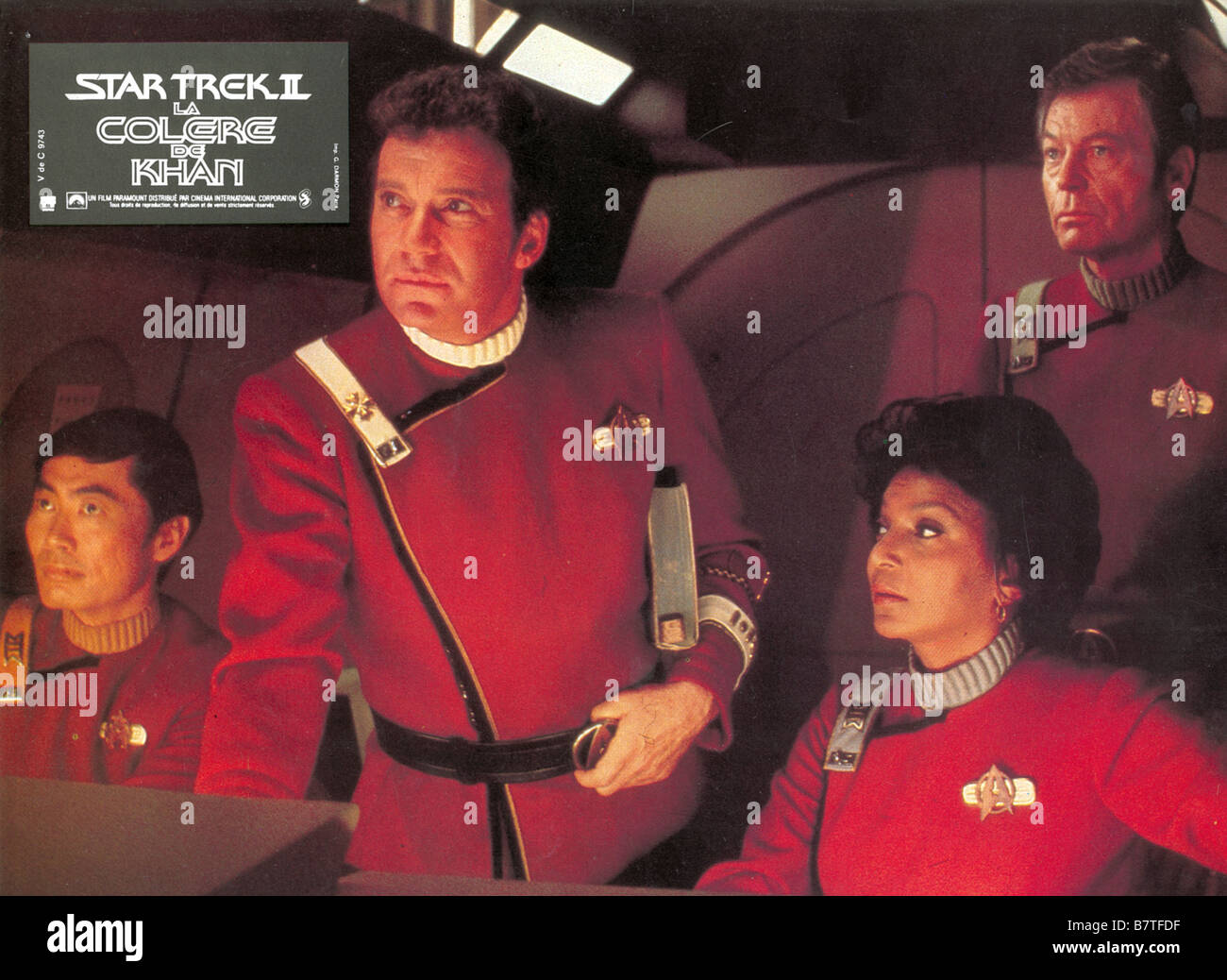 Star Trek: Der Zorn des Khan Jahr: 1982 USA Regie: Nicholas Meyer William Shatner, DeForest Kelley, George Takei, Nichelle Nichols Stockfoto