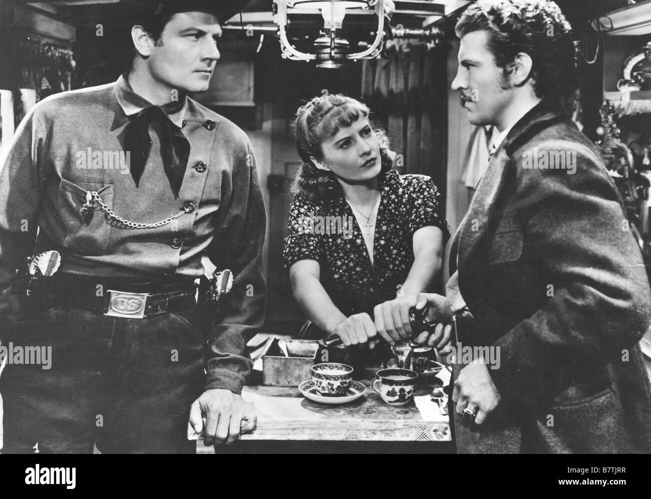 Union Pacific Jahr: 1939 USA Robert Preston, Joel McCrea, Barbara Stanwyck Regisseur: Cecil B DeMille Stockfoto