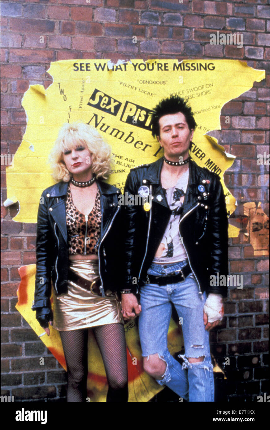Sid und Nancy Jahr: 1986 USA Gary Oldman, Chloe Webb Regie: Alex Cox Stockfoto