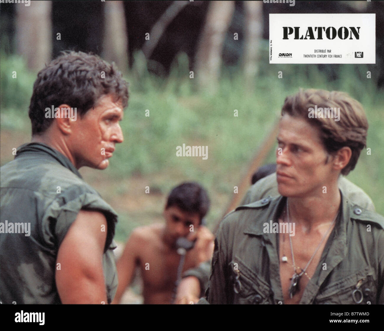 USA. Tony Todd aus dem Film (C)Orion Pictures: Platoon (1986). Chris  Taylor, ein Neophyten-Rekrut in Vietnam, befindet sich in einem  Willensstreit zwischen zwei Sergeanten, einem guten und dem anderen Bösen.  Eine kluge