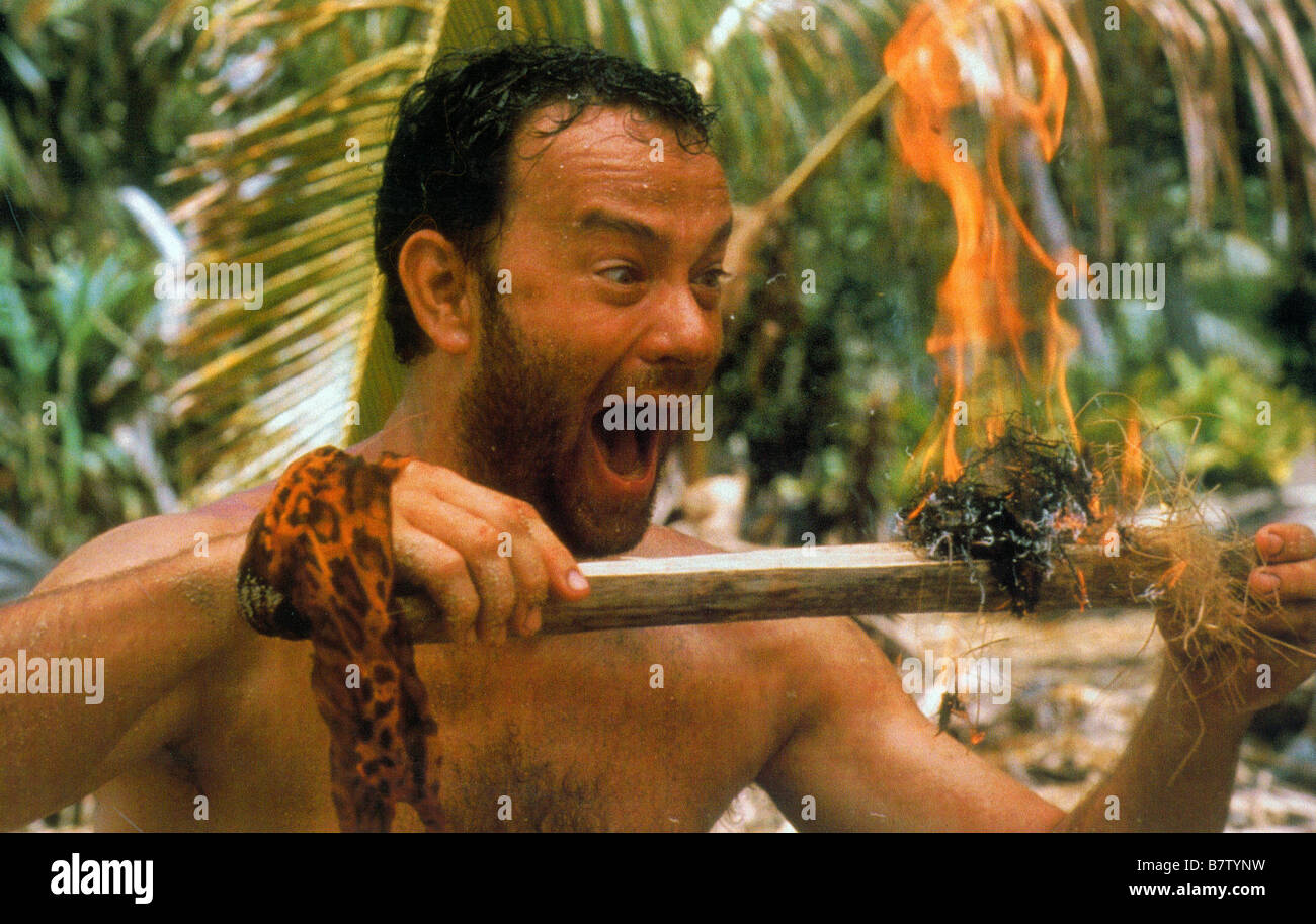 Seul au monde Cast away Jahr: 2000 USA Tom Hanks Regie: Robert Zemeckis Stockfoto