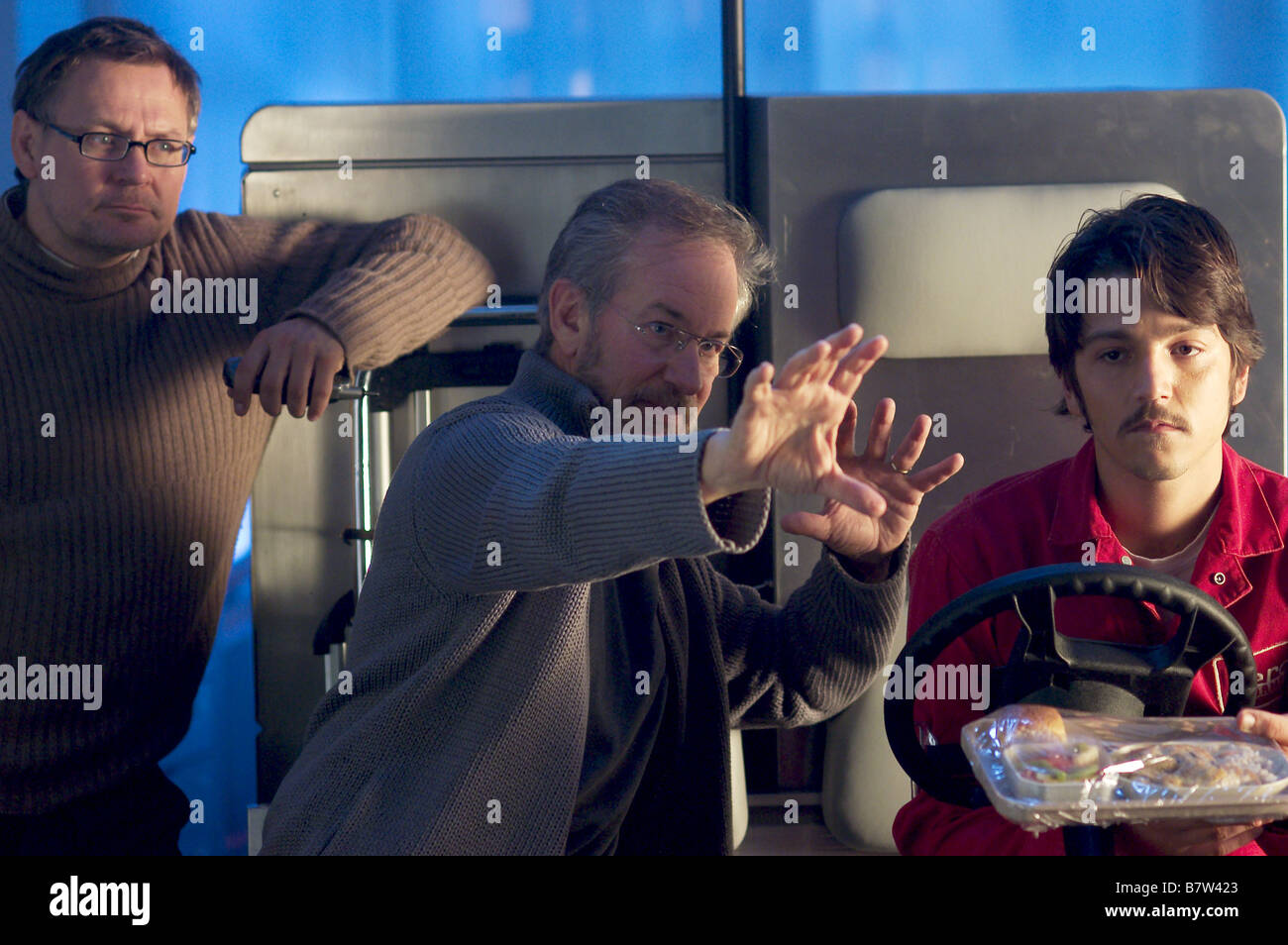 Das Terminal Jahr: 2004 USA Regie: Steven Spielberg, Steven Spielberg, Diego Luna schießen Bild Stockfoto