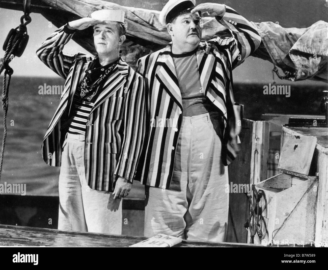 Saps at sea Jahr: 1940 USA Stan Laurel, Oliver Hardy Réal: Gordon Douglas Stockfoto