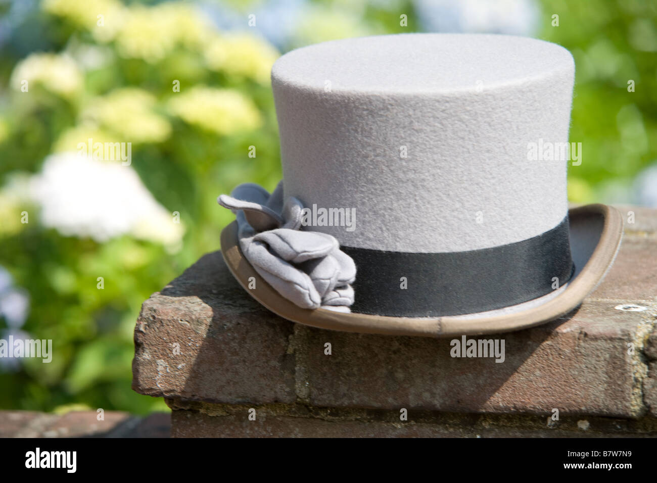 Hochzeit Hut Stockfoto