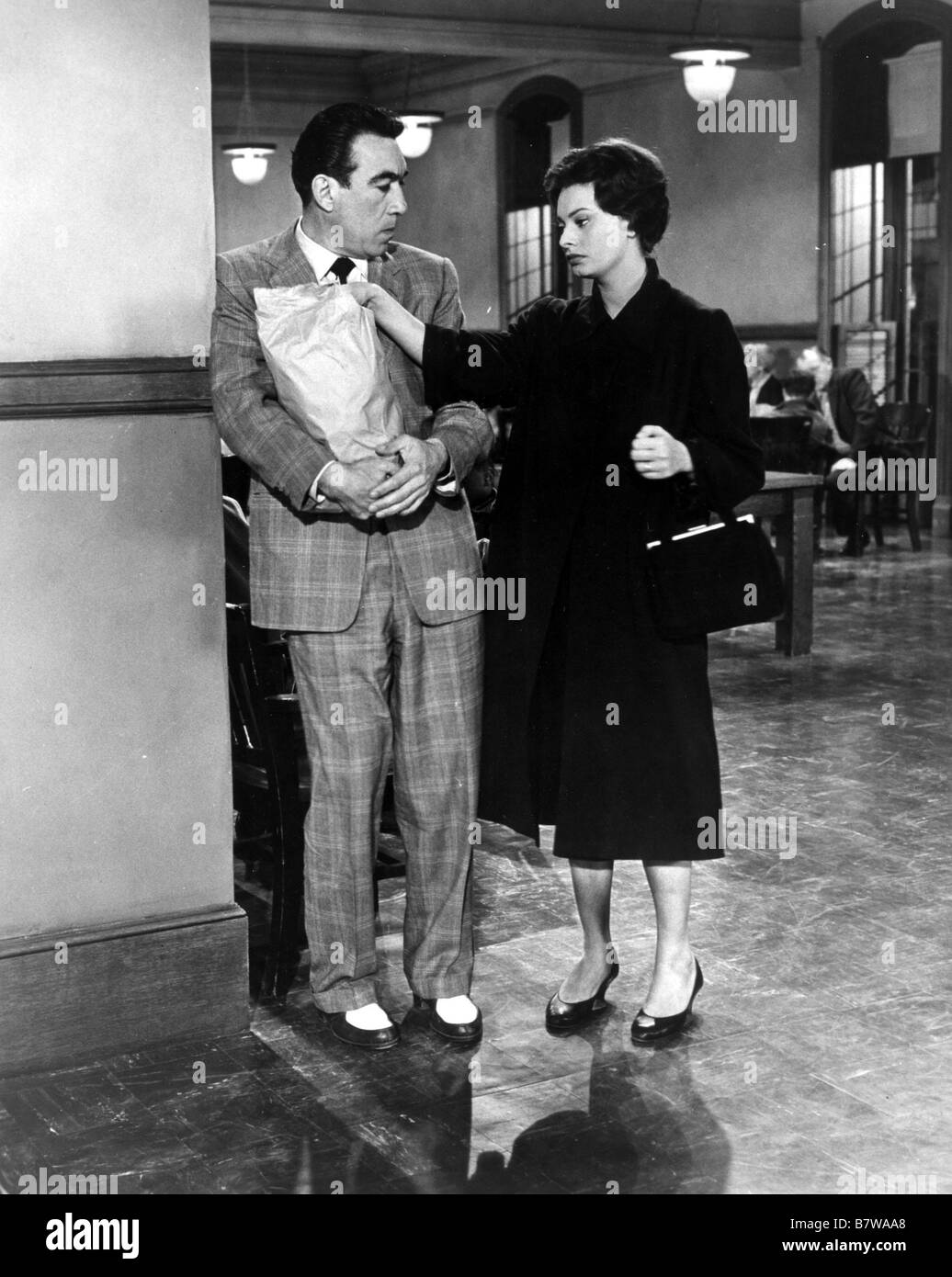 Die Schwarze Orchidee Jahr: 1958 USA Sophia Loren, Anthony Quinn Regie: Martin Ritt Stockfoto