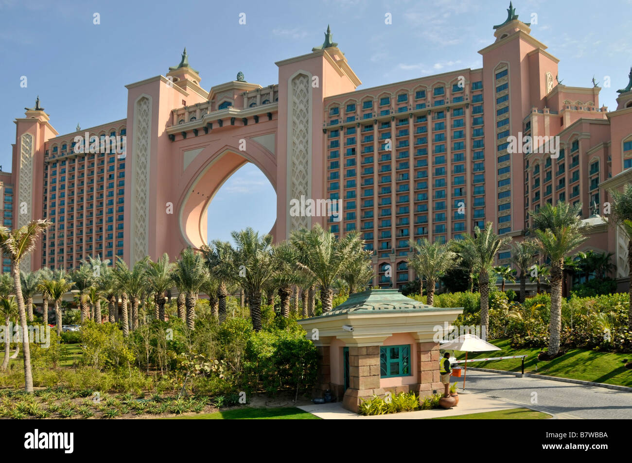 Dubai Atlantis the Palm Hotel und Resort-Komplex Stockfoto