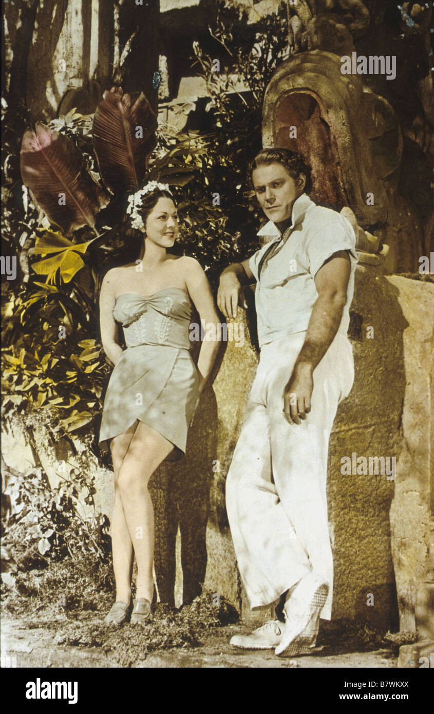 La sauvagesse blanche Weiße Savage Jahr: 1943 USA Maria Montez, Jon Hall Regie: Arthur Lubin Stockfoto