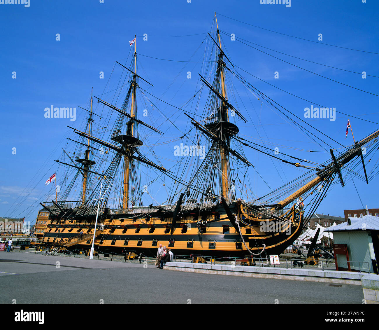 HMS Victory Portsmouth Hampshire UK Stockfoto