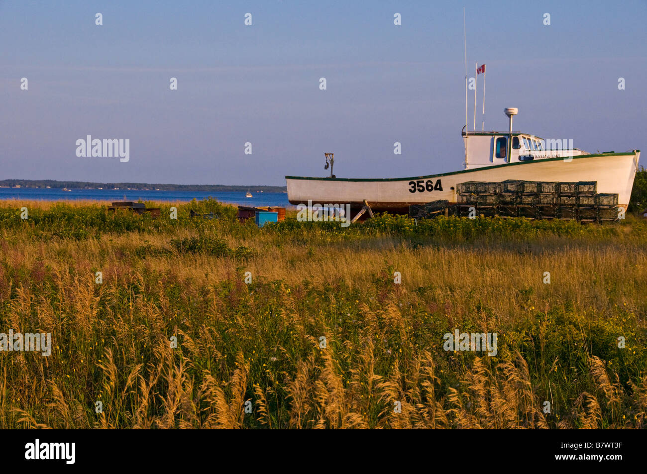 Landschaft Insel von Miscou New Brunswick, Kanada Stockfoto