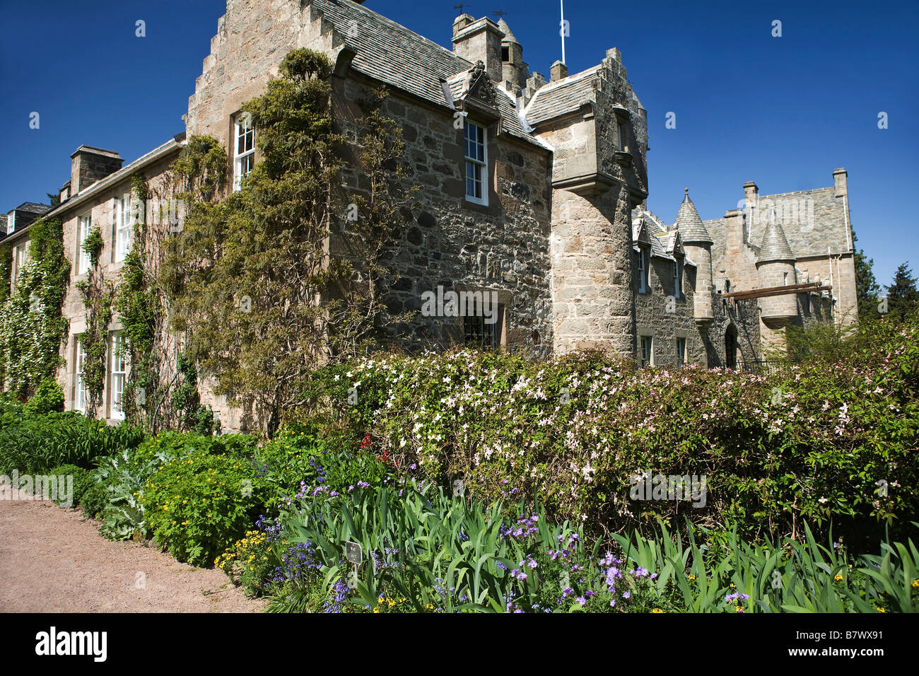 Cawdor Castle und Gärten, Nairn, in der Nähe von Inverness, Schottland Stockfoto