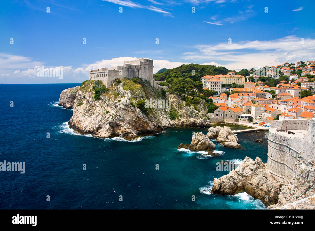 Dubrovnik Kroatien Stockfoto